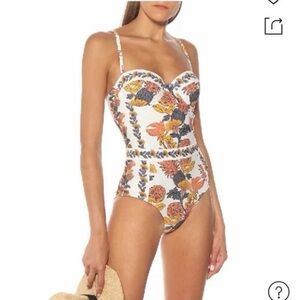 Tory Burch Lipsi Printed Underwire One-Piece Swimsuit